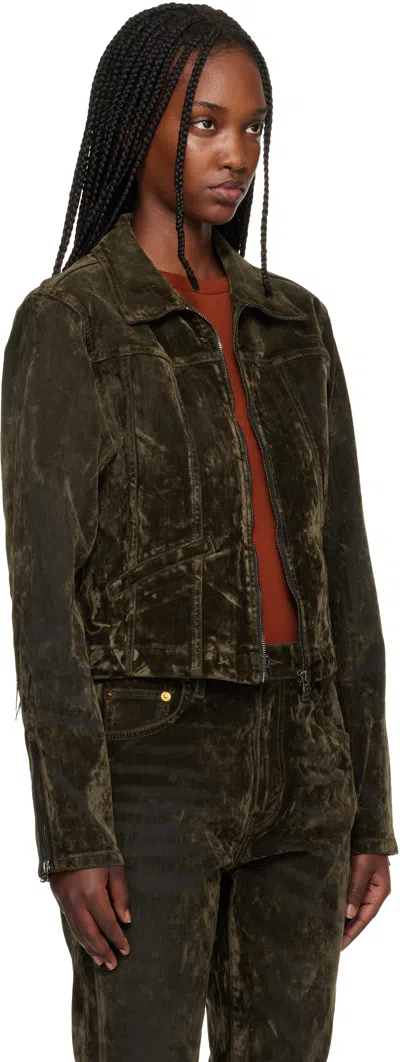 Re/done Slim Zip Denim Jacket
