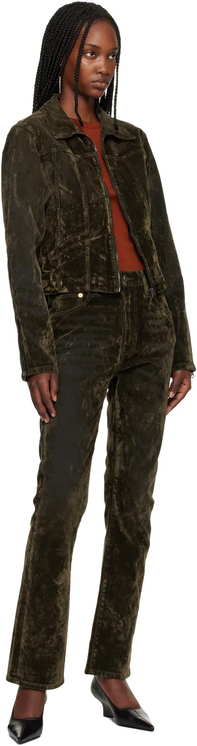 Re/done Slim Zip Denim Jacket