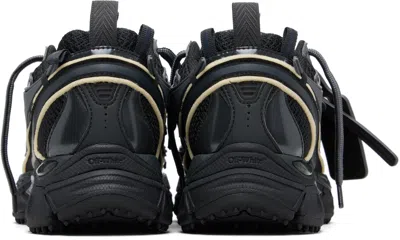 Off-white Be Right Back Panel Sneakers Pull Tab In Black