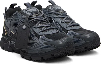 Off-white Be Right Back Panel Sneakers Pull Tab In Black