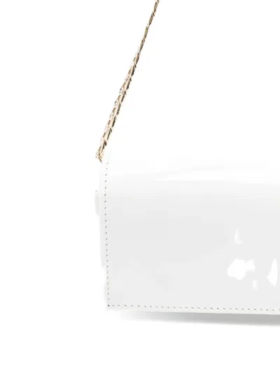 Castagna Chain-strap Clutch Bag In White