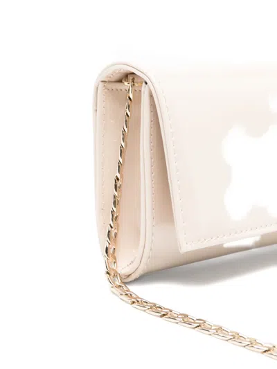 Castagna Chain-strap Clutch Bag In Neutral