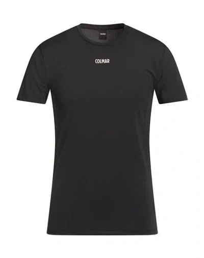 Colmar Man T-shirt Black Size L Polyamide, Elastane In Blue