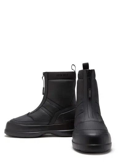 Moon Boot Zippered Boots In Black