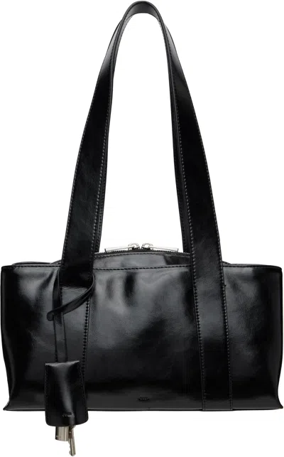 Osoi Mini Shell Duffle Shoulder Bag In Black