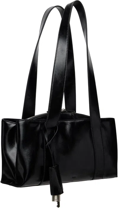 Osoi Mini Shell Duffle Shoulder Bag In Black