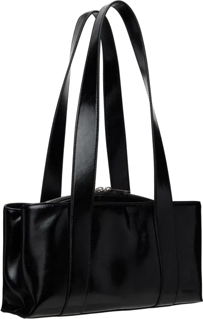 Osoi Mini Shell Duffle Shoulder Bag In Black