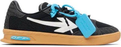 Off-white Black Polyester Athletic Sneakers In Multi