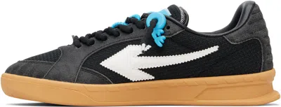 Off-white Black Polyester Athletic Sneakers In Multi