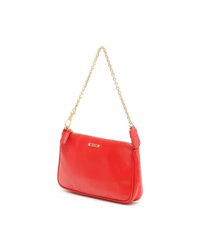 Fendi Chain Pochette In Red
