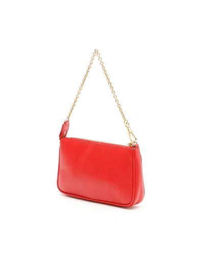 Fendi Chain Pochette In Red