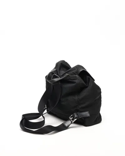 Prada Tessuto Backpack In Black