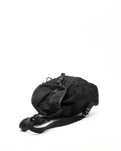 Prada Tessuto Backpack In Black