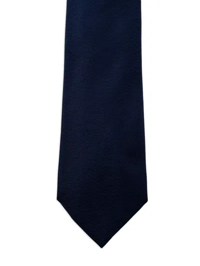 Etro Silk Tie In Blue