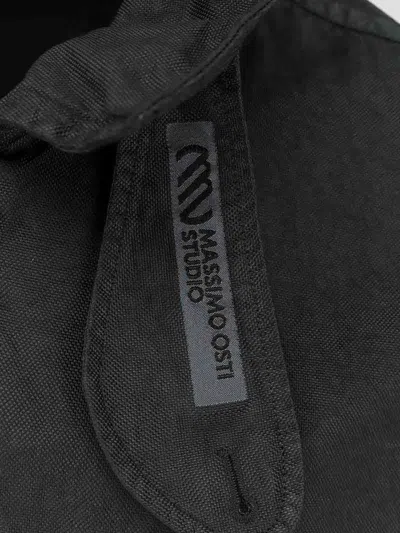 Massimo Osti Studio Giubbino In Nylon 3d In Black