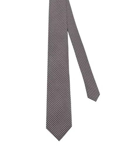 Tom Ford Silk Tie In Gray
