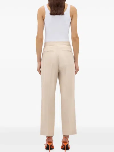 Msgm Pocket Trousers In Brown
