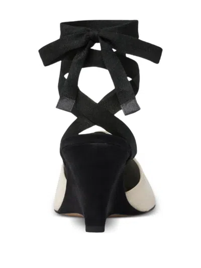 Jacquemus The High Espadrilles Colorblocked Wedge Mules In Sand