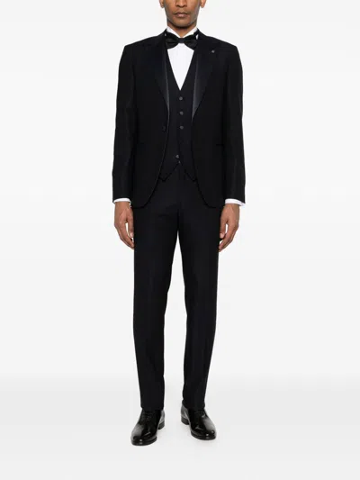 Tagliatore Suit In Black