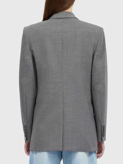Msgm Jacket In Gray