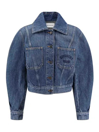Givenchy Jean Paul Gaultier Multicolor The Yellow Butterfly Polyamide Cardigan In Blue