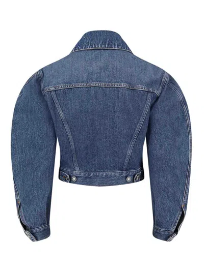 Givenchy Jean Paul Gaultier Multicolor The Yellow Butterfly Polyamide Cardigan In Blue