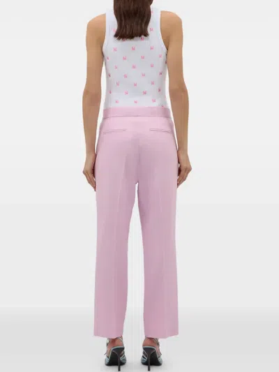 Msgm Pants In Purple
