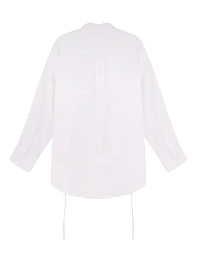 Aspesi Oversized Cotton Shirt In White