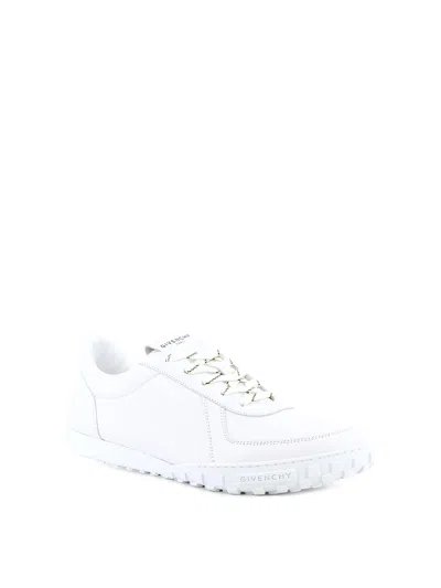 Givenchy Glide Leather Sneakers Low Top Rubber Sole In Multi
