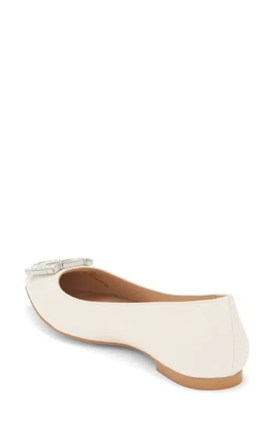 Stuart Weitzman June Flat In White