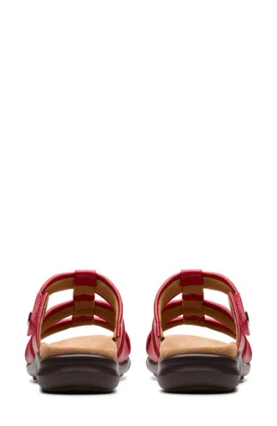 Clarks Kitly Slide In Red