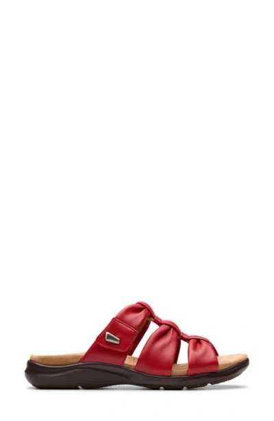 Clarks Kitly Slide In Red