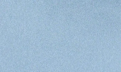 Construct Solid Satin Pocket Square In Blue