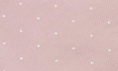 Construct Dot Print Cotton Tie In Pink