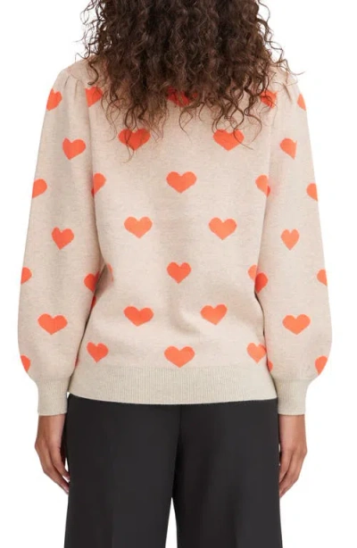 Ichi Heart Pullover Sweater