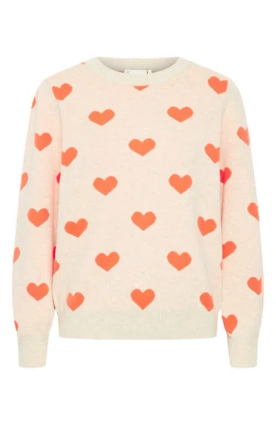Ichi Heart Pullover Sweater