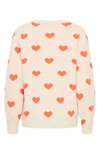 Ichi Heart Pullover Sweater