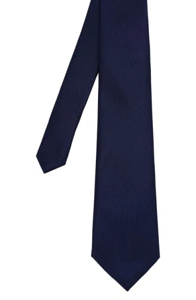 Ben Sherman Textured Solid Tie In Blue