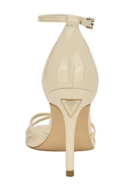 Guess Spring Ankle Strap Sandal In White
