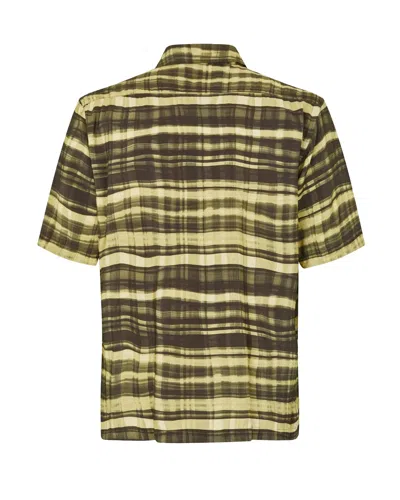 Samsoe & Samsoe Camicia Saayo X Wavy Check In Green