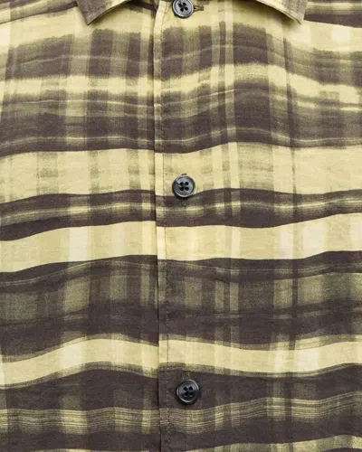 Samsoe & Samsoe Camicia Saayo X Wavy Check In Green