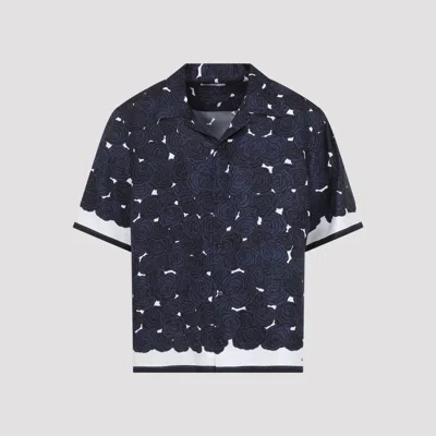 Givenchy Shirts Blue In Black