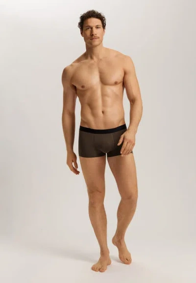 Hanro Micro Touch Boxer Brief In Brown