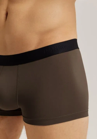 Hanro Micro Touch Boxer Brief In Brown