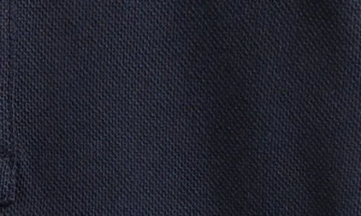 Moncler Kids Ss Polo In Blue