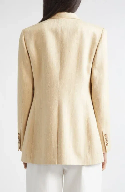 Partow Bow Silk Blend Jacket In Neutral