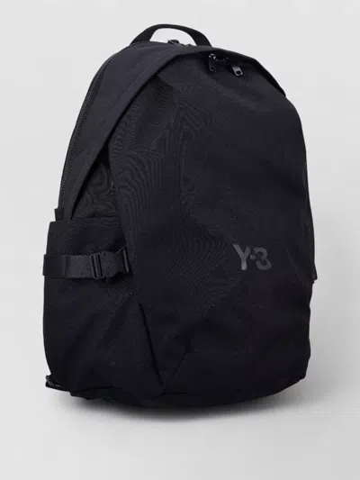 Y-3 Cordura Backpack Two Compartments Adjustable Straps In Blue