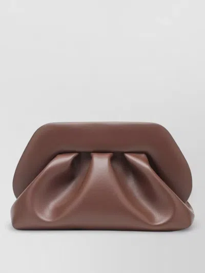 Themoirè Rectangular Clutch Bag Soft Texture Pleated