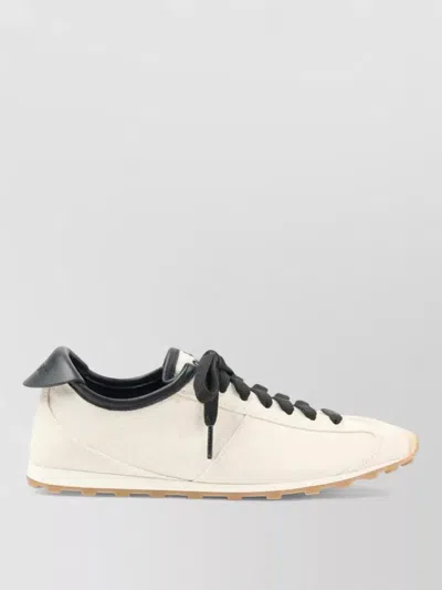 Jacquemus Les Tennis Leather-trimmed Canvas Sneakers In Multi