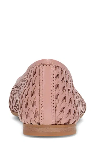 Frye Heather Woven Pointed Toe Flat In Pink